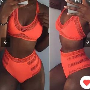 Orange bikini